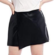 womens leather strethy zipper bodycon women's clothing ~ skirts logo