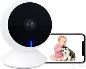 img 4 attached to 📷 1080P FHD Indoor Home WiFi Camera with Phone App: Laxihub Pet Camera for Dogs, Cats, and Pets – Baby Monitor, Security Room Camera with Night Vision, Two-Way Audio, Motion Detection – Works with Alexa