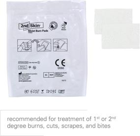 img 1 attached to Облегчите болезненные ожоги с помощью влажных подушечек Spenco 2Nd Skin, небольшого размера, 6 шт. в упаковке
