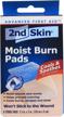 relieve painful burns with spenco 2nd skin moist pads, small size, 6-pack logo