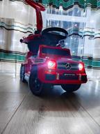 img 1 attached to RiverToys Electric Tolocar Mercedes-Benz A010AA-H, white review by Jnis Pimberis ᠌