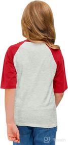 img 1 attached to BesserBay Toddler Valentines Raglan Tshirt