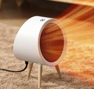 🔥 gaiatop compact electric space heater for bedroom and office - energy efficient ptc ceramic small heater for home and motorhome logo