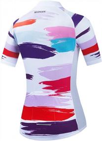 img 2 attached to Enjoy A Comfortable Ride With BIYINGEE Women'S Short-Sleeve Cycling Jersey - Keep Sweat At Bay!