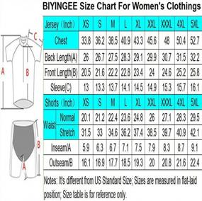 img 3 attached to Enjoy A Comfortable Ride With BIYINGEE Women'S Short-Sleeve Cycling Jersey - Keep Sweat At Bay!