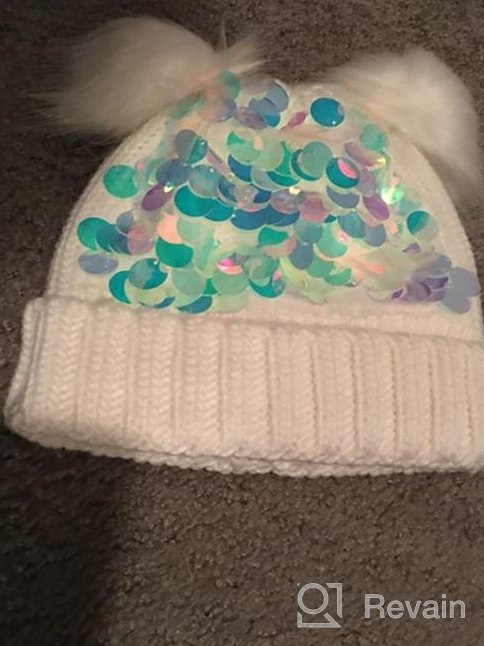 img 1 attached to 🦄 NWK Girls' Winter Beanie Hat – Unicorn Themed review by Jennifer Howard