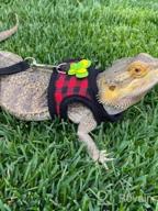 img 1 attached to Soft & Adjustable Handmade Harness Vest And Leash Set For Small Pets - Hamsters, Rats, Iguanas, Bearded Dragons, And Ferrets In Purple review by Aaron Gordon