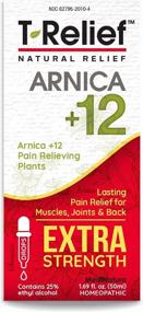 img 4 attached to T-Relief Extra Strength Pain Relief Drops Arnica +12 - Natural & Fast-Acting For Back, Neck, Joint, Muscle, Hand & Foot Aches, Pains, & Soreness - Gluten-Free - 1.69 Oz By MediNatura