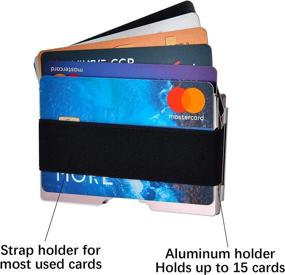 img 2 attached to Stay Organized And Secure With Lindenle RFID Blocking Minimalist Wallet – Small, Slim, And Stylish