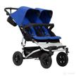 👍 review: mountain buggy duet v3 buggy marine, blue - a stylish and versatile double stroller logo