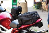 🎒 kuryakyn 5214 momentum roamer tail bag: weather resistant motorcycle travel luggage in black логотип