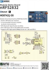 img 3 attached to 🔧 Оценочная плата модуля Nordic nRF52832 Raytac MDBT42Q-DB-32 Dev Kit Bluetooth ANT + BT5.2 BT5 FCC IC CE Telec KC RCM SRRC Demo Board