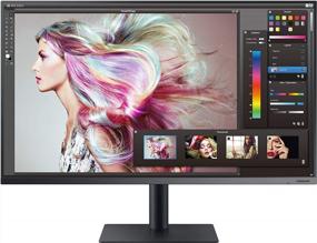 img 3 attached to Samsung Thunderbolt Business Display LF32TU872VNXGO: 4K, 💻 3840X2160P, Adjustable Height, Anti-Glare Coating, Flicker-Free with HDMI Port