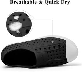 img 2 attached to SAGUARO Outdoor Non Slip Breathable Gardening Boys' Shoes : Outdoor