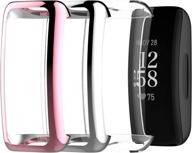 (3 pack) seltureone compatible for fitbit inspire 2 case wellness & relaxation logo