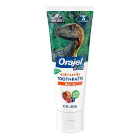 img 4 attached to 🦖 Jurassic Orajel Anti Cavity Fluoride Toothpaste