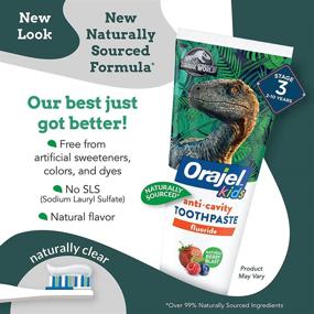 img 3 attached to 🦖 Jurassic Orajel Anti Cavity Fluoride Toothpaste