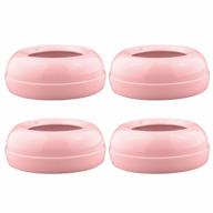 maymom brand replacement screw ring for avent natural bottles - pink color logo