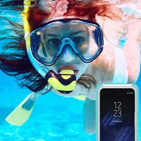 img 1 attached to Waterproof Case For Samsung Galaxy S8 Plus - IP68 Certified, Heavy Duty Protective Cover, Shockproof, Snowproof, And Dustproof - Dual-Use Full Sealed Design (6.2 Inches)