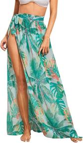 img 4 attached to 👙 Sheer Beach Swimwear for Women: Stylish Swimsuits & Cover Ups by Floerns