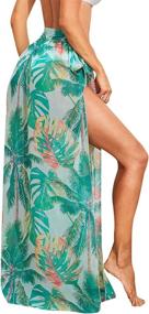 img 3 attached to 👙 Sheer Beach Swimwear for Women: Stylish Swimsuits & Cover Ups by Floerns