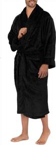 img 1 attached to Experience Ultimate Comfort With IZOD Men'S Comfort-Soft Fleece Robe