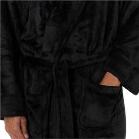 img 2 attached to Experience Ultimate Comfort With IZOD Men'S Comfort-Soft Fleece Robe