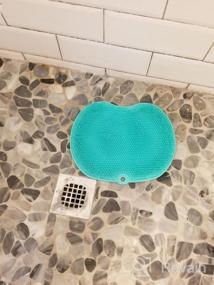 img 5 attached to Pamper Your Feet With GuanZo'S Extra Large Shower Foot Scrubber For Improved Circulation And Exfoliation