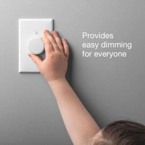 img 2 attached to Lutron Aurora Smart Dimmer Switch For Philips Hue Bulbs | Easy Installation With Screwdriver | Z3-1BRL-WH-L0-A