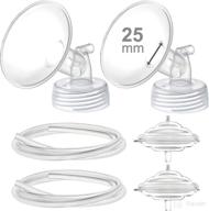 maymom pump parts: compatible replacement for spectra breastpumps - s2, s1, 9 plus. incl. backflow protector, tubing & 25mm flange accessories logo