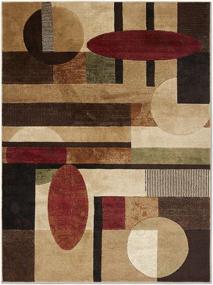 img 2 attached to Modern Abstract Area Rug By Home Dynamix Tribeca In Brown And Green Colors, 39"X55
