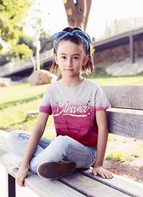 img 1 attached to 👚 Girls' Clothing 3-Pack: Fashionable Girls T-Shirt with Sleeves