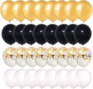 set of 60 latex balloons with confetti, perfect for party decorations, weddings, birthdays, baby showers, and bachelorettes - great christmas gift idea (set 3) logo