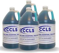 🚽 ccls septic tank and cesspool treatment additive with organic enzyme producing bacteria - non-toxic, non-hazardous, and non-corrosive (4-pack) logo