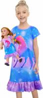 дайте волю волшебству: подходящие ночные рубашки с единорогом для девочек и кукол от mhjy логотип