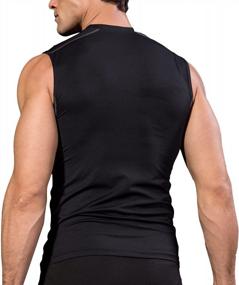 Mens Sleeveless Compression Shirt 5 Pack, Odoland Dry Fit…