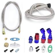 pqy 36-inch turbo oil feed, return, and drain line kit for t3 t4 t3/t4 t70 t66 to4e turbo логотип