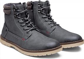 img 1 attached to Men'S Chukka Boots By Vostey: Ideal For Motorcycle, Casual And Hiking Purposes