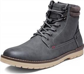 img 4 attached to Men'S Chukka Boots By Vostey: Ideal For Motorcycle, Casual And Hiking Purposes