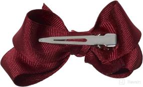 img 1 attached to Anna Belen Medium Grosgrain Burgundy Baby Care