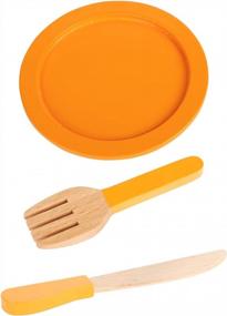 img 2 attached to 28+ Hand-Painted Wooden Play Food Set For Toddlers, Boys & Girls - Knife, Fork, Spoon + More!