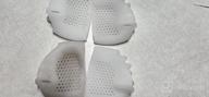 img 1 attached to 4 PCS Nude Metatarsal Pads & Gel Toe Separators - Breathable, Soft & New Material For Forefoot Pain Relief And Blister Prevention review by Brian Rogers