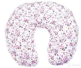 img 1 attached to Lilax Nursing Pillow and Cushion Pink: Enhance Comfort and Support for New Moms