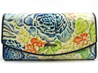 artseye embossed genuine leather trifold women's handbags & wallets: chic wallets for fashionable women logo