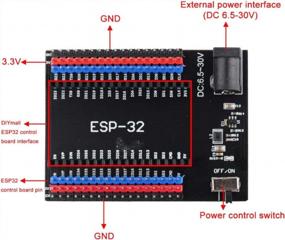 img 2 attached to ESP32-IO Sensor Expansion Shield For Doit Devit V1 Development Board - DIYmall'S Ultimate ESP32 Expansion Board For ESP32-WROOM-32