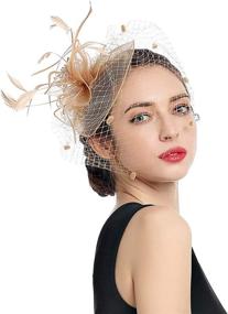 img 4 attached to Women Fascinators Kentucky Headband Wedding Women's Accessories : Special Occasion Accessories