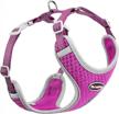 breathable reflective no-pull mesh harness for small-medium dogs and cats - purple (size m) logo
