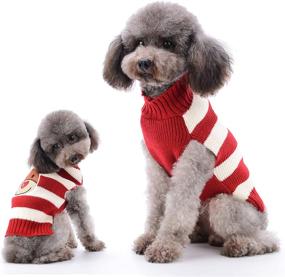 img 2 attached to 🐶 TENGZHI Dog Christmas Sweater Pet Costume XXS Cat Ugly Christmas Sweater Fall Puppy Jumper Dog Outfit for Small Medium Dogs Girl" - "TENGZHI Dog Christmas Sweater Pet Costume XS Ugly Christmas Sweater for Cats and Dogs - Fall Puppy Jumper Outfit for Small and Medium Sized Dogs - Girl