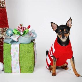 img 3 attached to 🐶 TENGZHI Dog Christmas Sweater Pet Costume XXS Cat Ugly Christmas Sweater Fall Puppy Jumper Dog Outfit for Small Medium Dogs Girl" - "TENGZHI Dog Christmas Sweater Pet Costume XS Ugly Christmas Sweater for Cats and Dogs - Fall Puppy Jumper Outfit for Small and Medium Sized Dogs - Girl