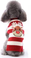 🐶 tengzhi dog christmas sweater pet costume xxs cat ugly christmas sweater fall puppy jumper dog outfit for small medium dogs girl" - "tengzhi dog christmas sweater pet costume xs ugly christmas sweater for cats and dogs - fall puppy jumper outfit for small and medium sized dogs - girl логотип